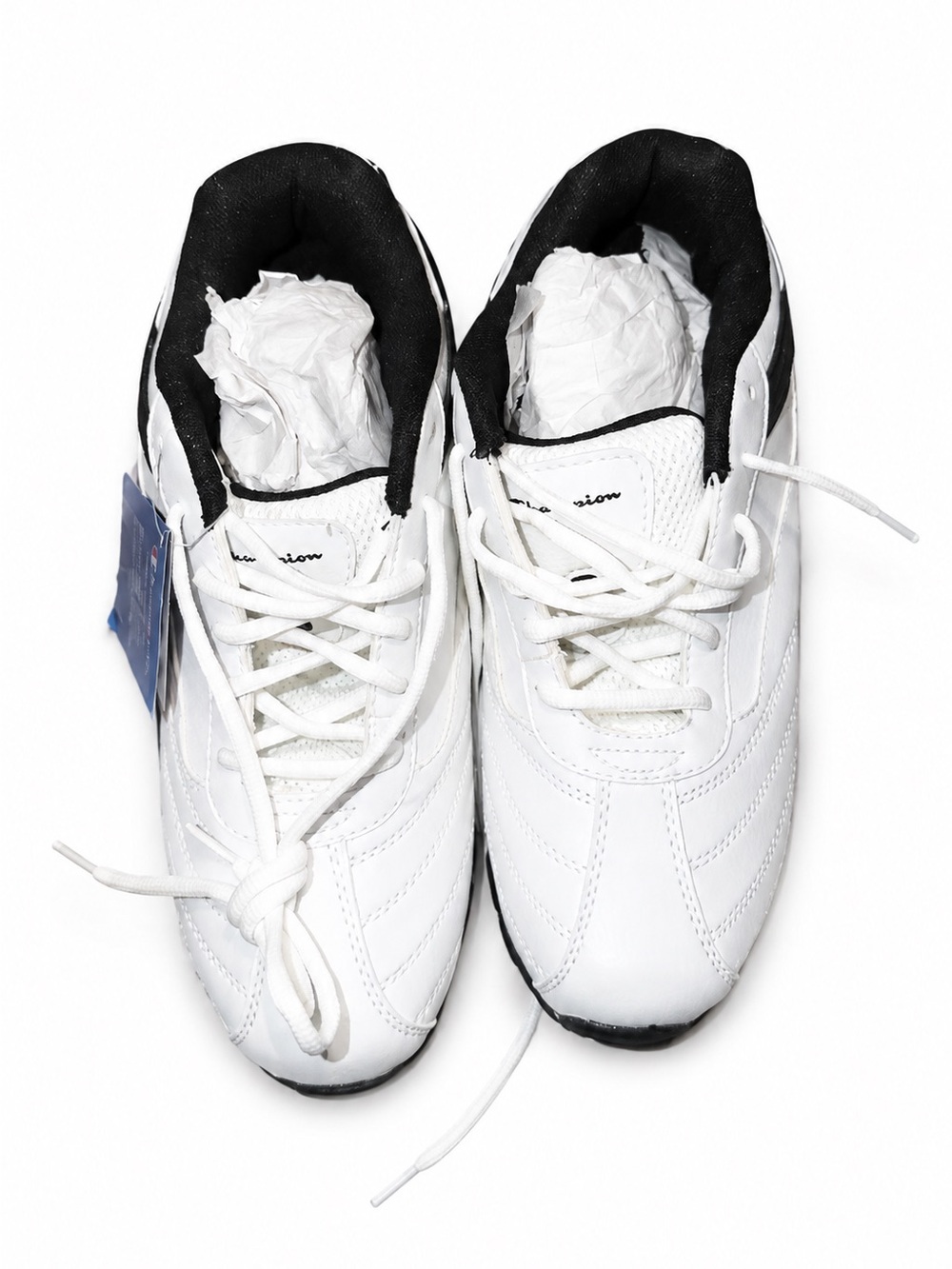 Champion White Athletic Sneakers with Black Interior - Men